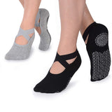 OYSHO - Lot de 2 paires de chaussettes pour yoga et Pilates en polyamide mélangé - Vert délavé OYSHO - Lot de 2 paires de chaussettes pour yoga et Pilates en polyamide mélangé - Vert délavé